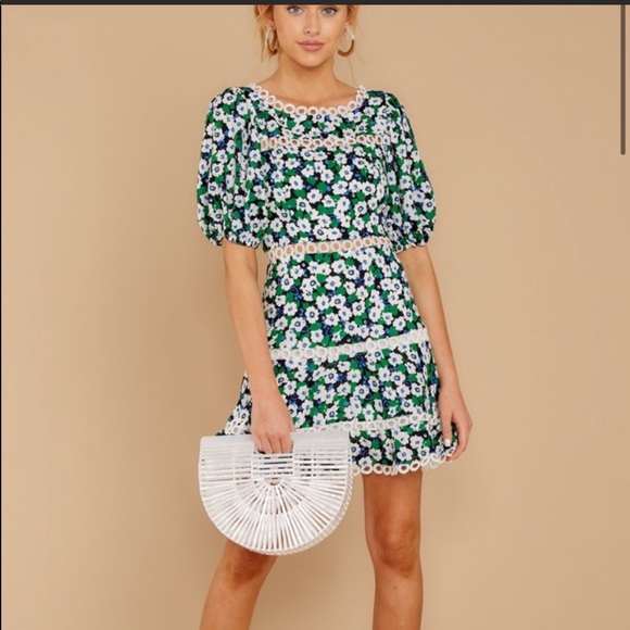 Red Dress Boutique Dresses & Skirts - NWOT Floral eyelet dress